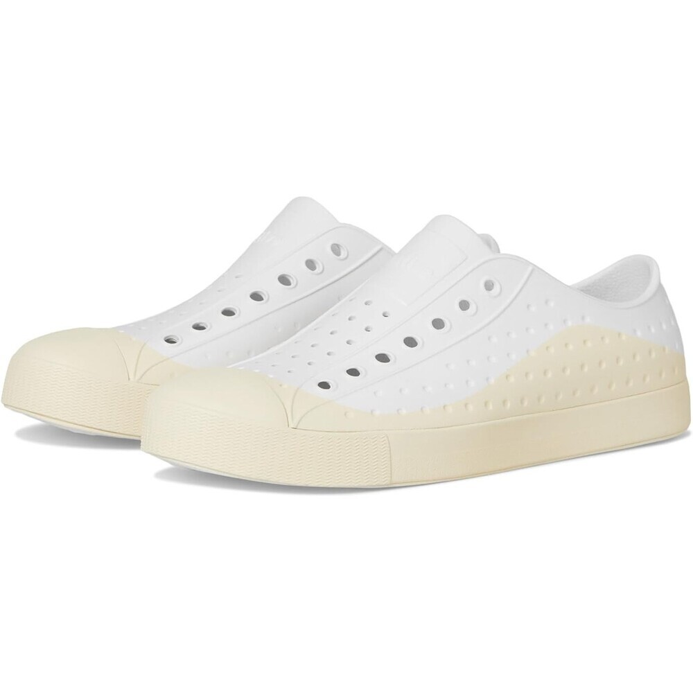 Native Shoes Jefferson Wanderfoam Roam Men's 5 White Slip-On Perfoared HAWK245